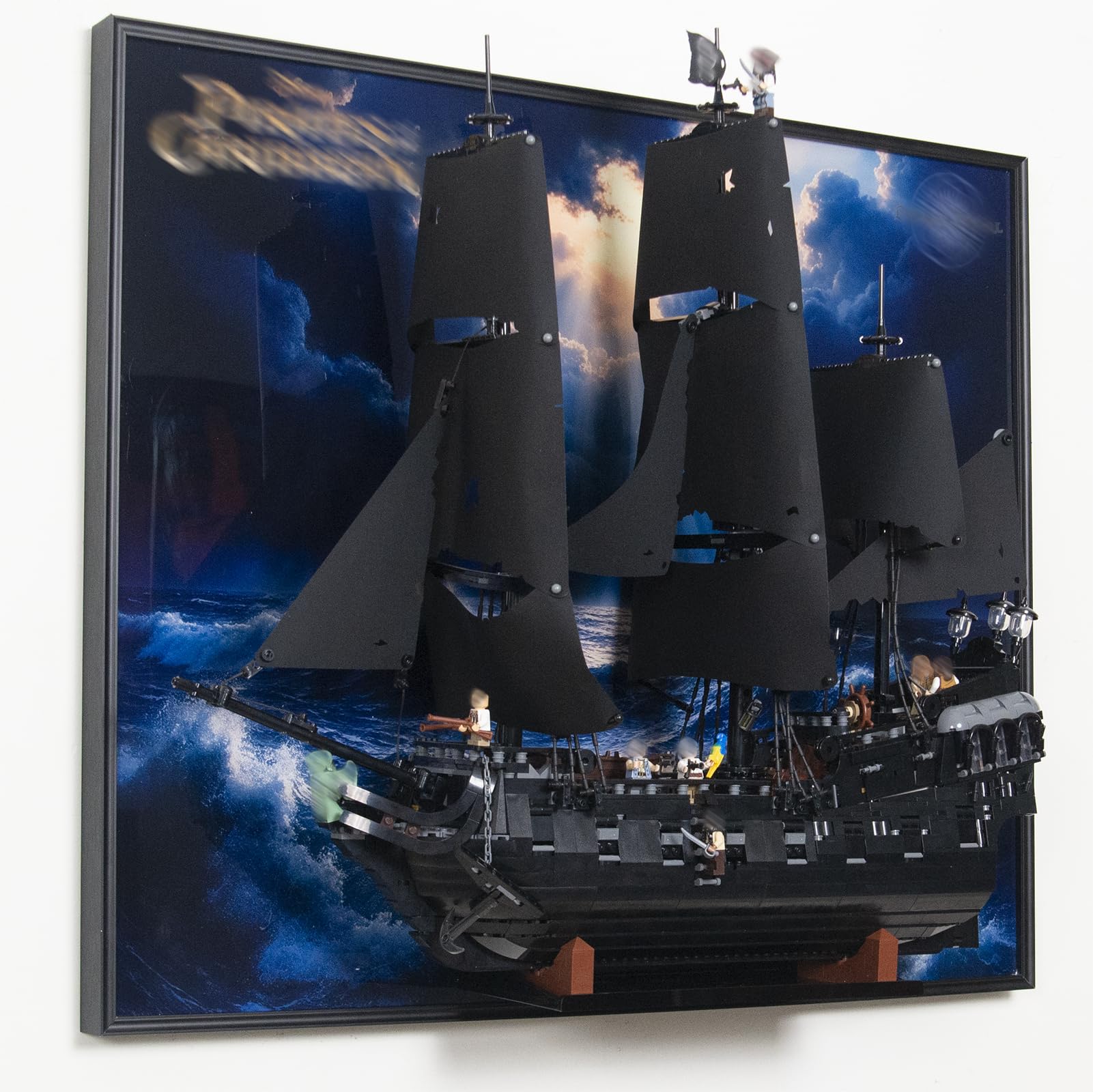WETCEAOM Display Wallboard Compatible with Lego 10365 Captain Jack